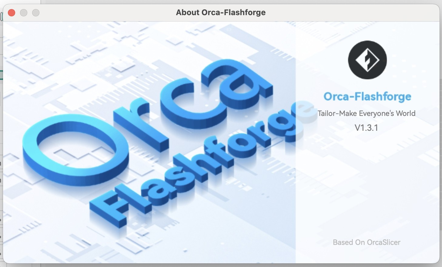 Orca FlashForge interface preview