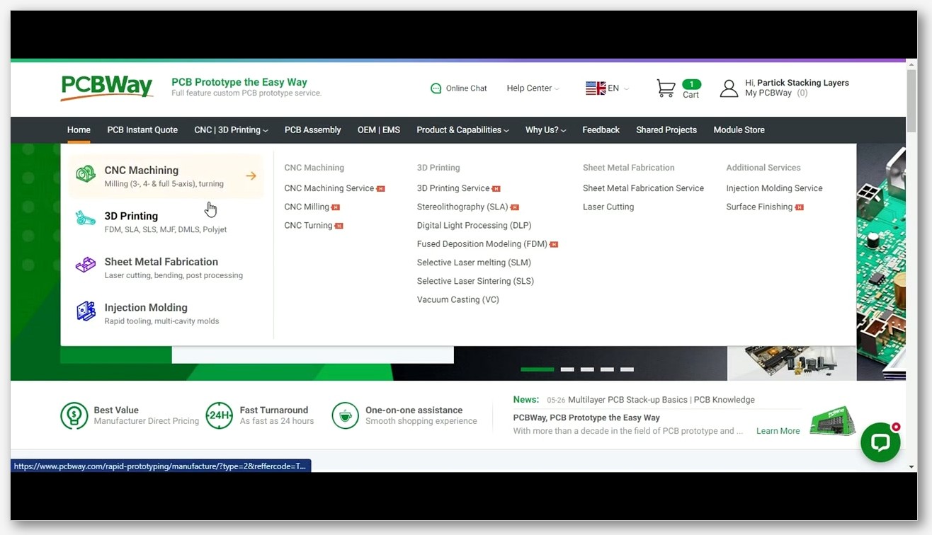 Screenshot of SimplyPrint web dashboard showing several printers with thumbnails, progress bars, and status