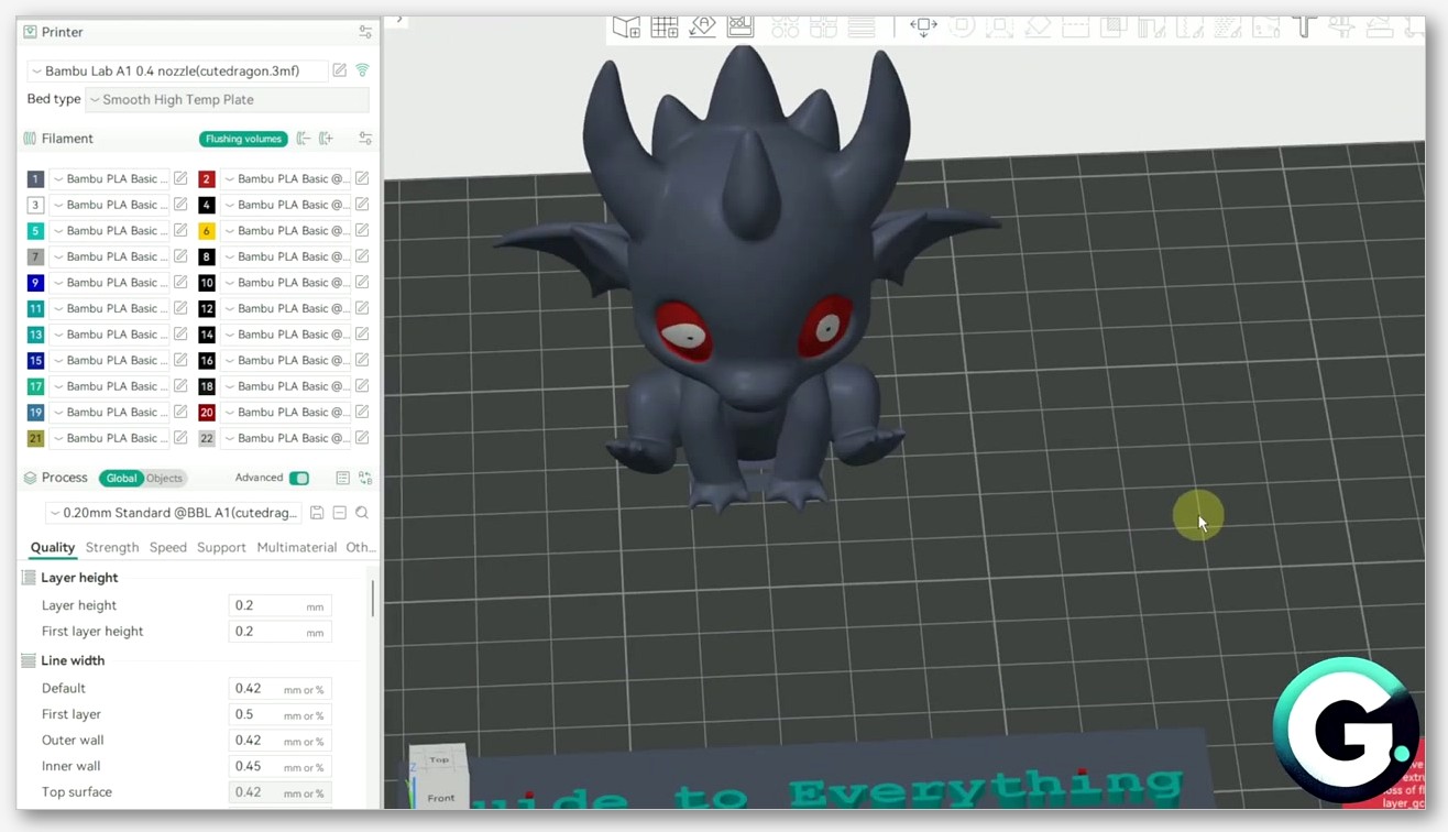 Screenshot of PrusaSlicer 2.9.x with multiple beds active in a single project