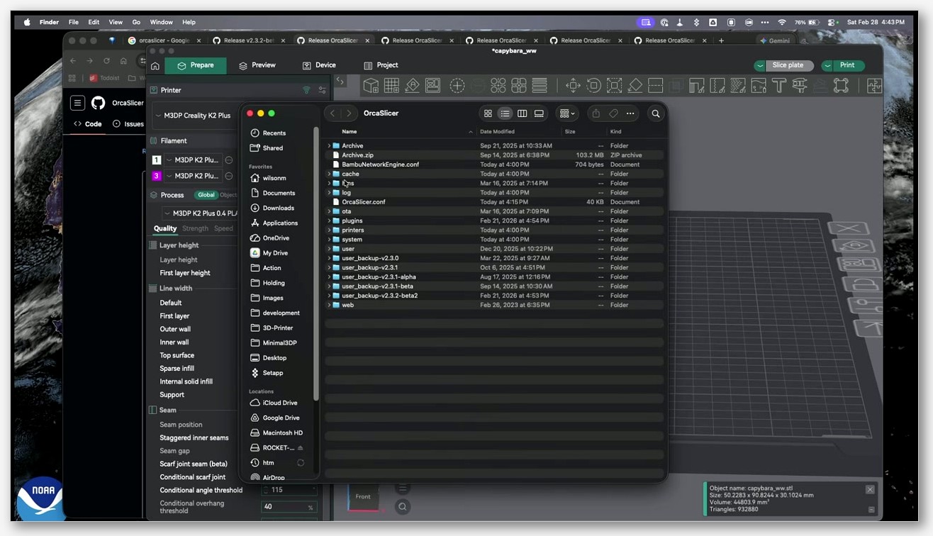 shows the user exactly which menu item to use before installing nightly, ties directly to this section