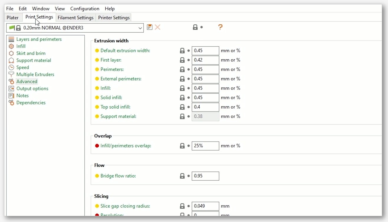 OrcaSlicer process-settings panel, Quality section expanded, with the Elephant foot compensation input box (set to 0.15 mm) and Compensation layers field outlin