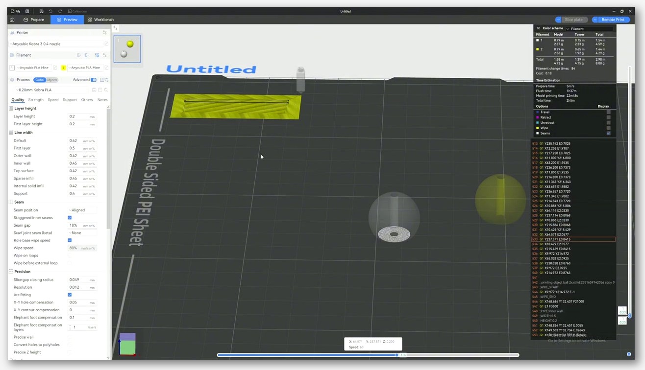screenshot of the ELEGOO-3D/ElegooSlicer Releases page with v1.5.0.7 expanded showing supported printers