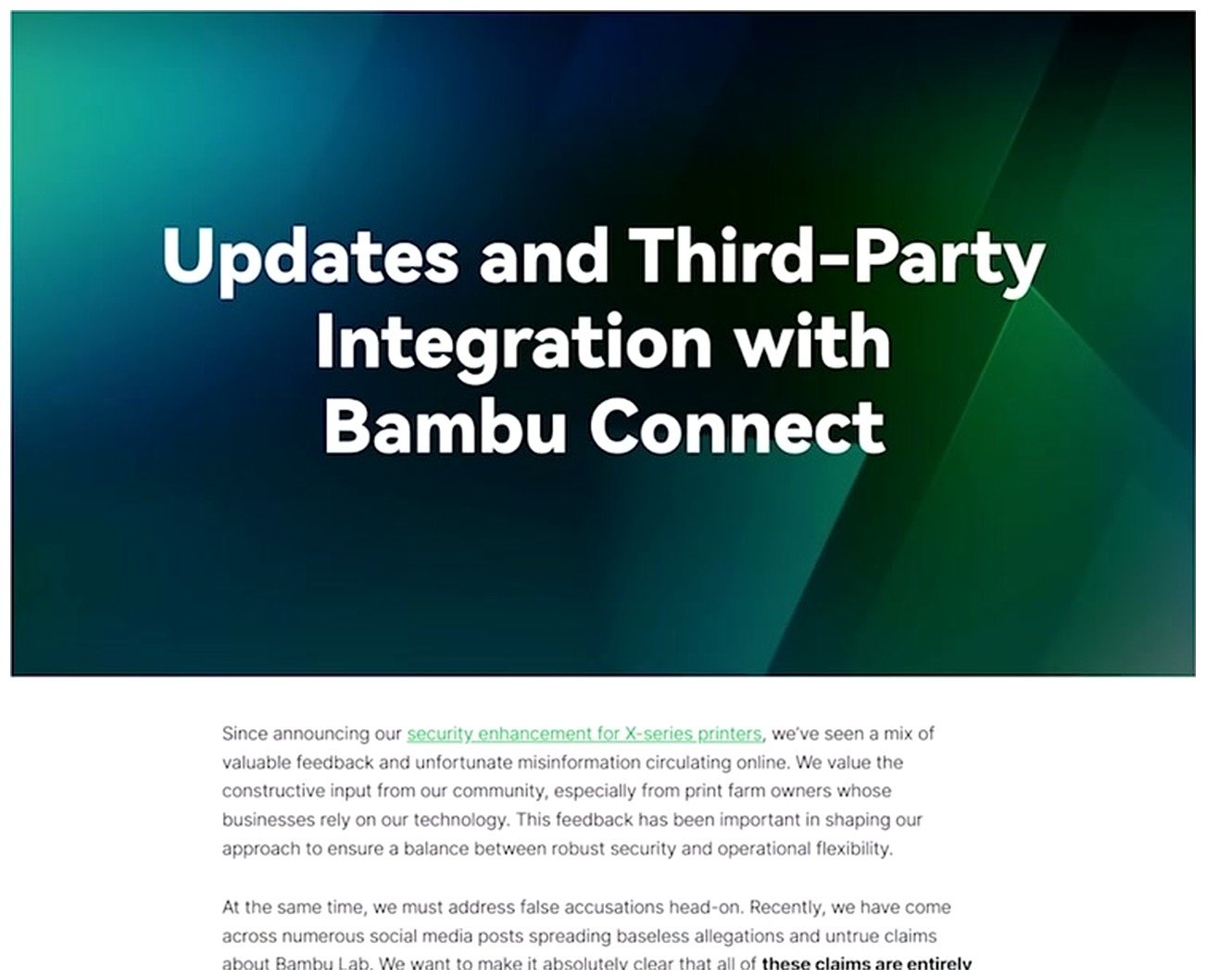 Bambu Connect blog post hero image